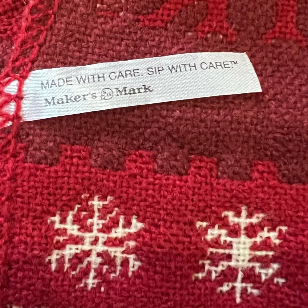 Makers Mark Red Scarf